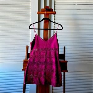 Vintage Crotchet Tank Laundry by Shelli Segal M